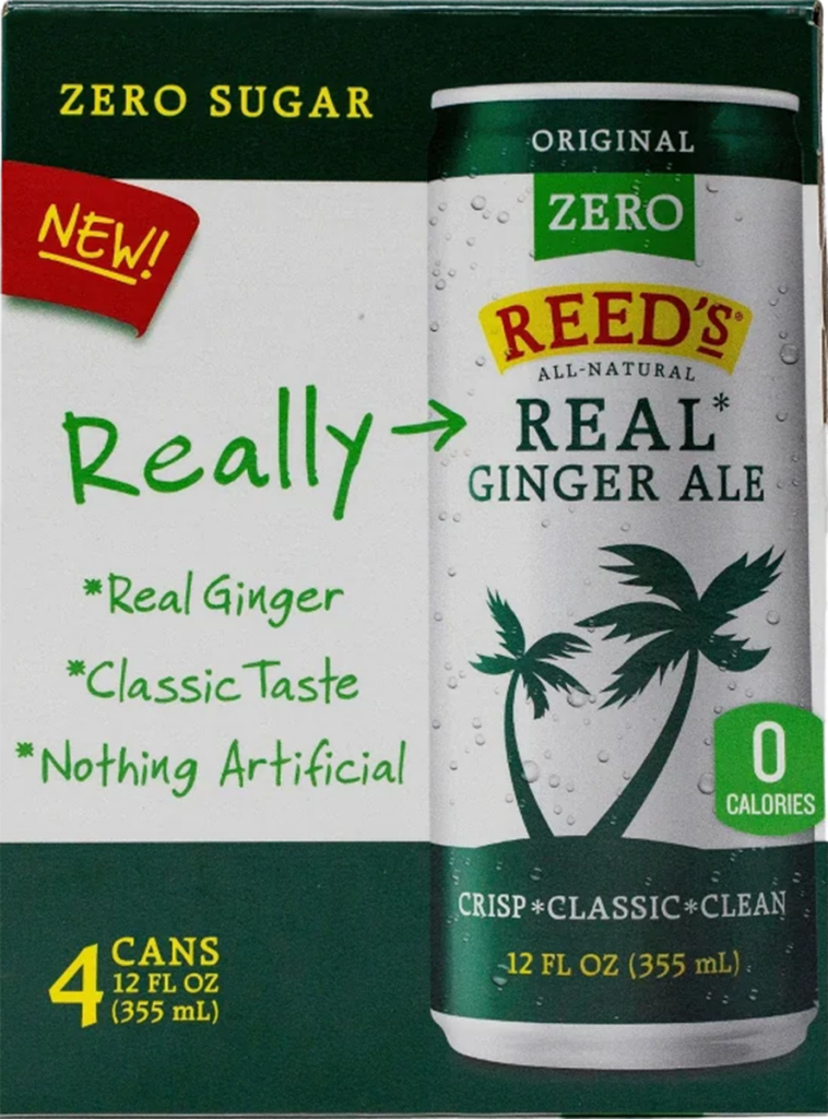 Reed's Real Ginger Ale Zero Sugar Drinx Market