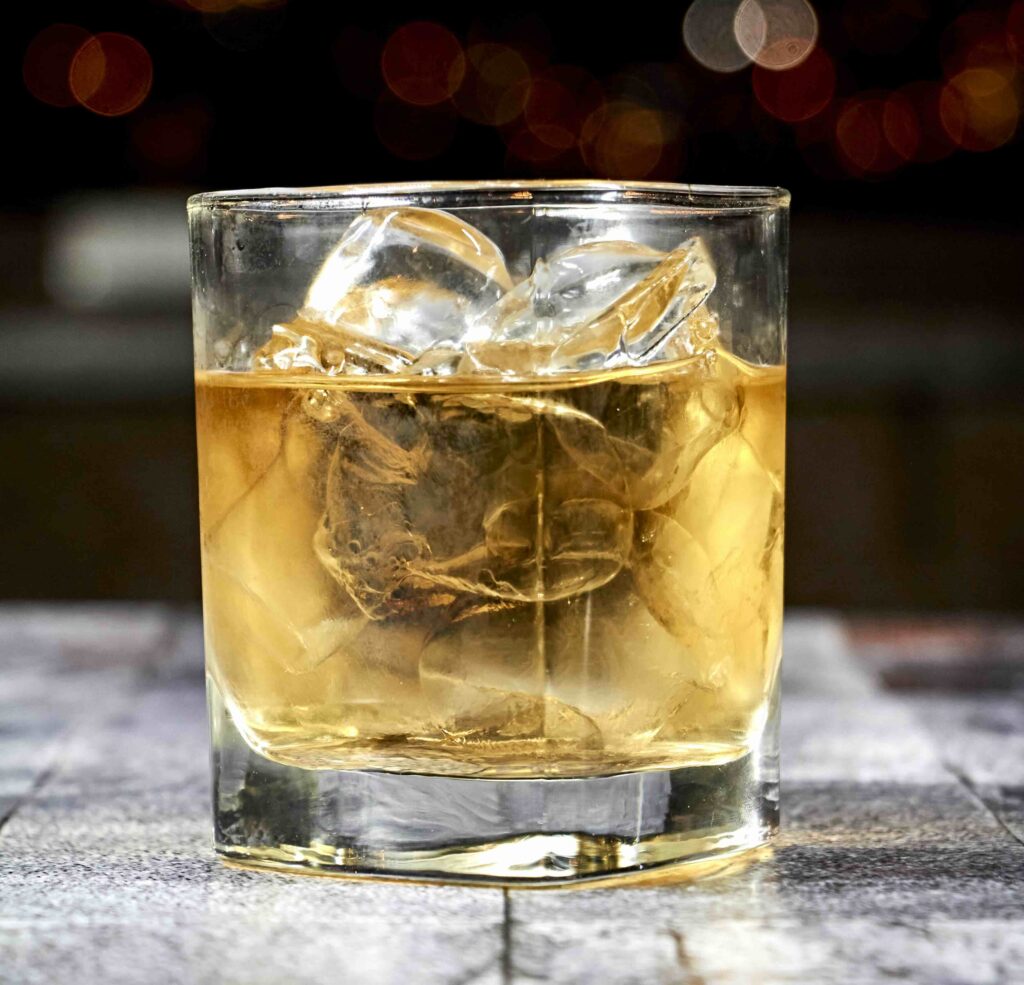 A photo of drink representing holiday cocktails, especially for Thanksgiving.